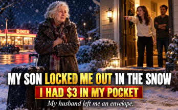 On The Coldest Night Of My Life, My Own Son Locked Me Out And My Daughter-In-Law Renee Threw My Suitcase Into The Snow, Screaming That I Was Dead To Them, But With Three Dollars And My Late Husband's Envelope, A Retired Judge At Millie's Diner Helped Me Reclaim Everything They Tried To Take