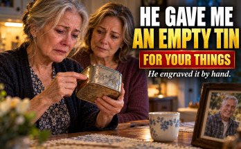 Gary Showed Love By Fixing Things, A Leaky Faucet, A Squeaky Step, A Rattling Door, So When He Handed Me An Empty Candy Tin On Valentine's Day And Said For Your Things, I Did Not Understand, Until My Sister Found The Words He Had Carved Into The Bottom Of That Tin After He Was Gone