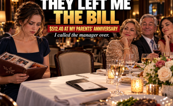 I Walked Into My Parents' Thirty-Fifth Anniversary Dinner Carrying A Handmade Photo Album, But They Had Already Finished Eating, And A $512.40 Bill Sat Where My Plate Should Have Been, Until One Simple Question To The Restaurant Manager Turned Their Smiles Into Silence And Taught Our Family A Lesson About Respect