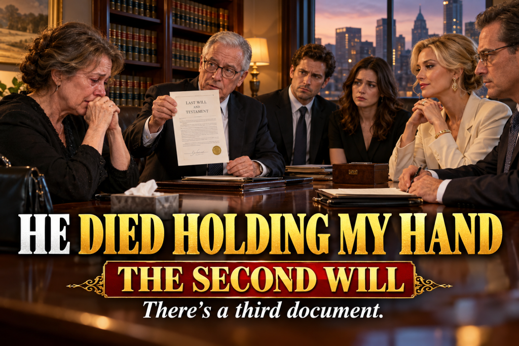 After Thirty-One Years Of Marriage, My Husband Daniel Died Holding My Hand, Then A Woman Named Vanessa Walked Into The Will Reading With Her Own Lawyer Claiming A Secret Second Will, But A Third Document Revealed A Hidden Daughter, A Promise Left Unspoken, And A Second Chance For Our Grieving Family