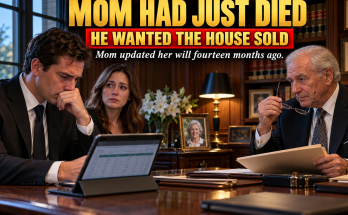 The Day After Mom Died Peacefully In Her Sleep, My Brother Brandon Booked An Appointment With Her Estate Attorney To Sell The House, But Mr. Harrison Revealed She Updated Her Estate Plan Fourteen Months Earlier, Exposing Hidden Loans, Rewarding The Daughter Who Stayed, And Leaving Our Broken Family One Last Chance To Heal