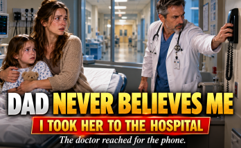 My Fifteen-Year-Old Daughter Looked Straight at Me and Said She Quit Telling Her Dad Because He Never Believes Her, and the Next Afternoon I Signed Her Out of School Without Telling My Husband, Drove to the Hospital, and Watched the Doctor Reach for the Wall Phone and That Decision Saved Her Life