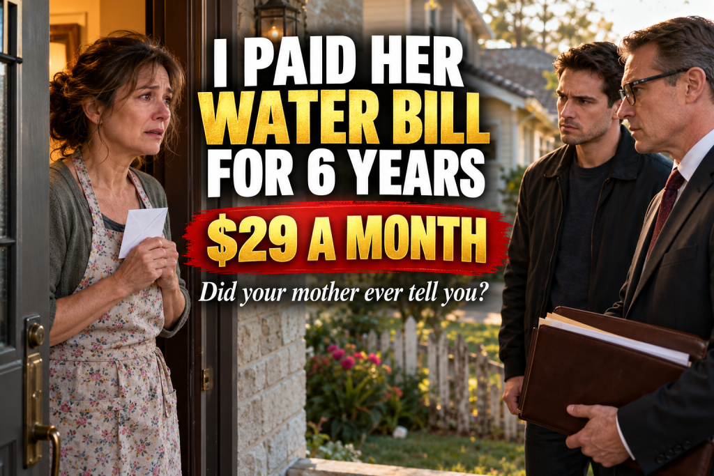 For Six Years I Quietly Paid My Elderly Neighbor Martha's Twenty-Nine Dollar Water Bill and Never Told a Soul, and the Morning After She Died, Her Son Showed Up With a Lawyer Accusing Me of Exploiting Her, Until I Remembered the Sealed Envelope She Had Trusted Me to Keep in Pennsylvania