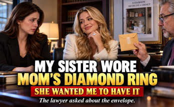 My Sister and I Promised Mom We Would Split Her Care Evenly After Her Stroke, I Took Monday Through Thursday While She Took the Rest Until the Excuses Started, and After Mom Died She Showed Up at the Lawyer's Office Wearing Mom's Diamond Ring, Smiling, Before the Lawyer Asked One Quiet Question