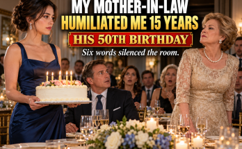 For Fifteen Years, My Mother-In-Law Barbara Criticized My Cooking and Compared Me to Michael's Exes While He Never Defended Me, and at His 50th Birthday, When She Called a Bakery Cake the Real Family Recipe, I Carried Out My Late Mother's Cake and Six Words Across the Top Silenced the Entire Room at His Party