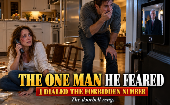 My Husband Shoved Me So Violently That I Hit the Kitchen Floor and Felt a Sickening Crack Shoot Through My Leg, He Hissed That Nobody Was Coming for Me, and He Forgot That Our Four-Year-Old Daughter Was Watching From the Stairs, Ready to Dial the Number She Was Forbidden to Call and Ten Minutes Later the Doorbell Rang