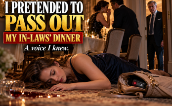 I Pretended to Pass Out at My In-Laws' Dinner, and Seven Seconds Later I Heard My Husband Say Something That Made My Blood Run Cold, After Three Dinners in Which I Had Blacked Out and Woken Confused While He Blamed Low Blood Sugar, and When I Hid a Recorder in My Purse the Fourth Time, a Voice I Knew Should Never Have Been in That House Spoke