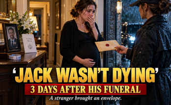 Three Days After My Husband Jack's Funeral, a Stranger Knocked and Asked, You Really Don't Know What Jack Left Behind, Do You, While I Was Six Months Pregnant and His Treatments Had Swallowed Every Dollar, and Days Later the Woman Who Had Visited Him Every Week While I Was Away Stood at My Door Holding a Sealed Envelope and Whispered That Jack Was Not Dying the Way I Thought