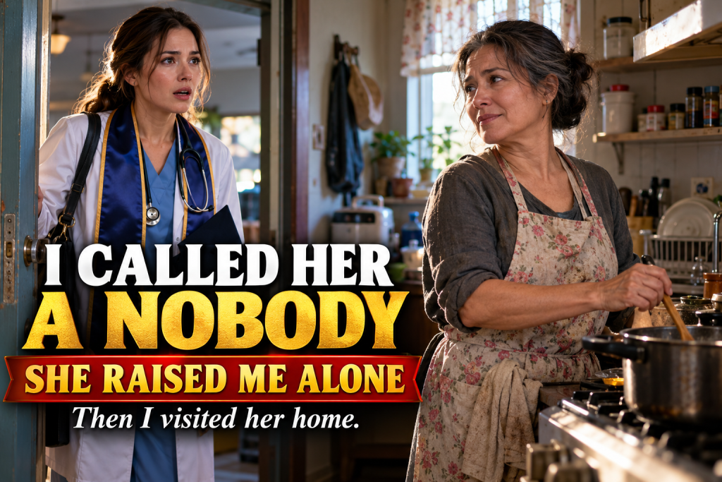My Sister Raised Me After Mom Died When She Was Nineteen and I Was Twelve, and at My Medical School Graduation I Told Her I Had Climbed the Ladder While She Took the Easy Road and Became a Nobody, and Three Months Later When I Finally Visited Her I Walked Through Her Door and Went Numb Because I Saw Exactly What She Had Been Hiding