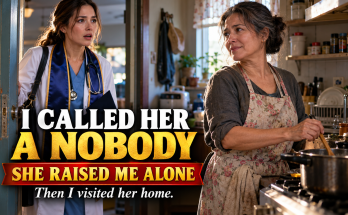 My Sister Raised Me After Mom Died When She Was Nineteen and I Was Twelve, and at My Medical School Graduation I Told Her I Had Climbed the Ladder While She Took the Easy Road and Became a Nobody, and Three Months Later When I Finally Visited Her I Walked Through Her Door and Went Numb Because I Saw Exactly What She Had Been Hiding