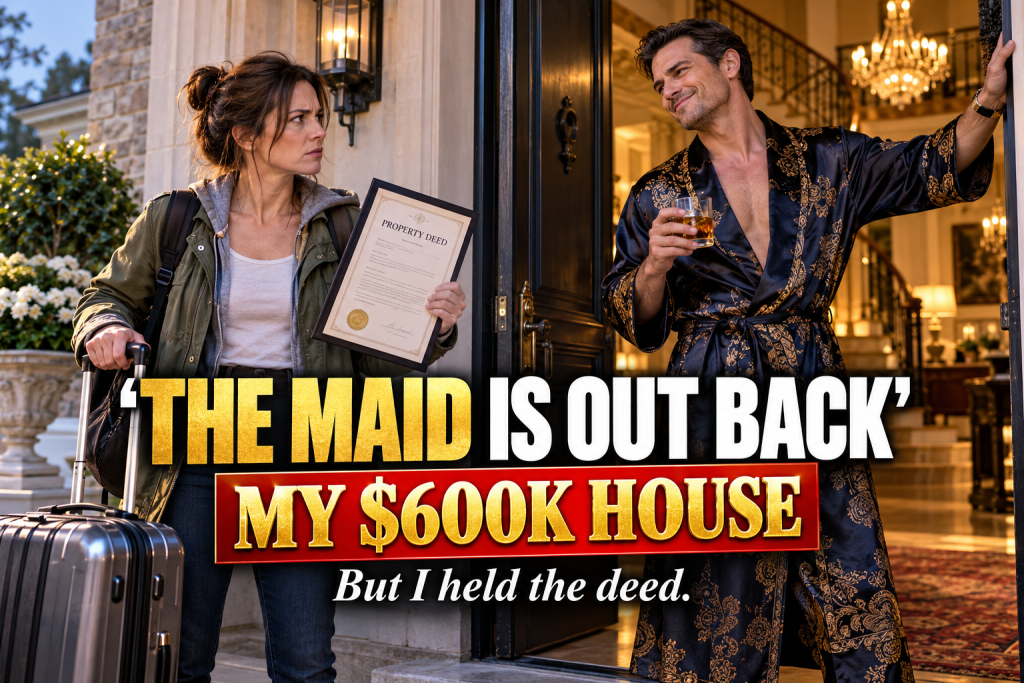 After Six Years Working Abroad, I Flew Home from Dubai to Surprise My Mom in the $600,000 Austin House I Had Bought for Her, and My Sister's Husband Answered the Door in a Silk Robe and Told Me the Maid Was Out Back, and By Nine That Night I Had Changed Every Lock