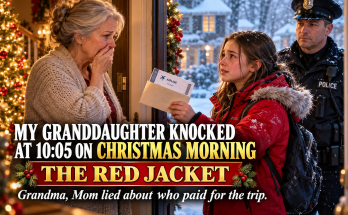 My Daughter Told Me She Couldn't Afford To Bring The Kids Home For Christmas So I Sent Her Twelve Hundred Dollars For Airfare, But A Week Later She Posted Ski Resort Photos, And On Christmas Morning At 10:05 My Thirteen-Year-Old Granddaughter Knocked At My Door In The Same Red Jacket Beside A Police Officer, Holding An Airline Envelope, And Whispered That Mom Had Lied