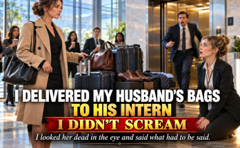 I Found Out My Husband Was Having An Affair With The Intern, I Did Not Scream Or Beg Or Wait For Him To Come Clean, I Packed His Suits And Shoes And Drove To His Office, And When I Set His Bags At Her Feet In The Lobby And Looked Her In The Eye I Said Four Words That Ended Everything