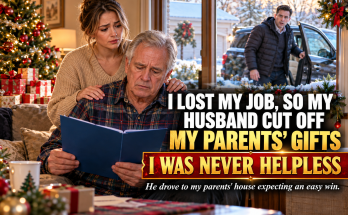 The Day I Lost My Job After Eight Years In Corporate Compliance My Husband Cut Off My Parents' Christmas Gifts Because Money Was Tight, But Two Hours Later I Found A Two Thousand Three Hundred Dollar Charge On Our Joint Card, And On January Second He Slammed The Brakes In My Parents' Driveway Because My Father Was Holding A Folder