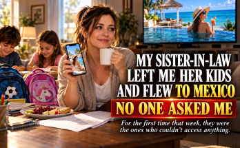 My Sister-In-Law Mandy Asked Me To Pick Her Kids Up From School Because Of An Emergency, Hours Later I Heard Airport Announcements Behind My Husband's Voice Boarding A Flight To Mexico, And By Day Four I Made A Decision That Left Them Furious And Asking What Did You Do To Us Today