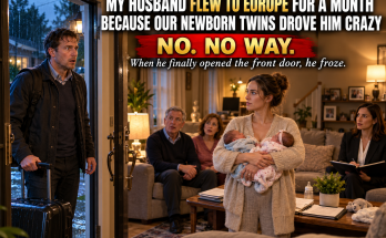 The Crying Of These Two Babies Is Driving Me Crazy I Need Some Space My Husband Daniel Whitmore Shouted, Then He Flew To Europe With His Friends For A Month And Left Me Alone With Our One-Month-Old Twins, But When He Finally Came Home And Opened The Front Door He Froze In Horror