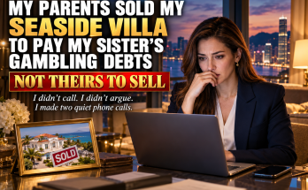 My Parents Emailed Me While I Was Overseas On Business With News So Shocking I Thought It Was A Joke, That They Had Sold My Seaside Villa To Pay Off My Sister's Gambling Debts, With No Apology And No Explanation, Only A Blunt Message Telling Me Not To Be Selfish, But The Villa Was Never Theirs, So I Did Not Call Or Argue, I Made Two Quiet Phone Calls
