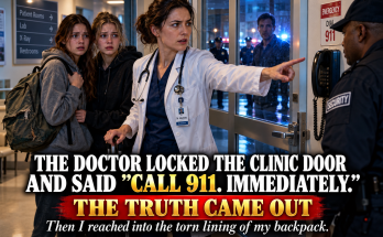 My Stepfather Treated My Twin Sister And Me With Cruelty For Years And My Mother Pretended Not To See, And One Night He Rushed Us To The ER And Called Us Attention-Seeking Girls, But Dr. Ruiz Locked The Clinic Door And Told Security To Call 911, And As The Officers Arrived I Reached Into The Torn Lining Of My Backpack For Something I Had Secretly Kept For Months