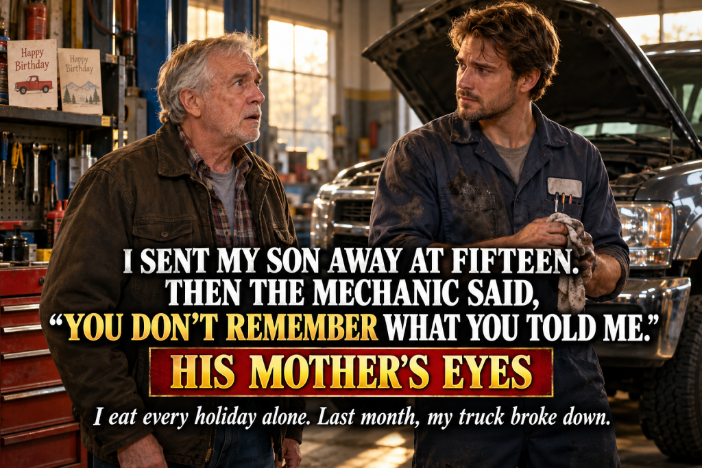 My Wife Died When Adam Was Fourteen And A Year Later I Married Reba And Let Her Turn His Room Into A Sewing Studio, I Told My Own Boy He Would Be Better Off At My Brother's Farm, And Last Month When My Truck Broke Down The Mechanic Had His Mother's Eyes And Said You Do Not Remember What You Told Me