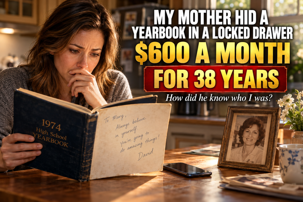My Mother Kept A High School Yearbook In A Locked Drawer And I Found It After She Died, And On The Back Page A Boy Named James Had Written That He Would Find Her Again, So I Tracked Down James Fuller, A Retired Judge In Savannah, And When I Called He Was Silent For Eight Seconds Before Saying Six Hundred Dollars A Month For Thirty-Eight Years