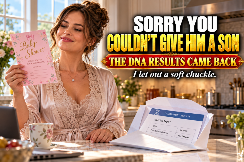 A Year After She Stole My Husband My Former Best Friend Mailed Me An Invitation To Her Baby Shower Writing Sorry You Couldn't Give Him A Son, But I Was Staring At An Open DNA Clinic Envelope On My Kitchen Counter That Proved Something She And My Ex Never Expected Anyone To Learn
