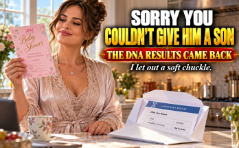 A Year After She Stole My Husband My Former Best Friend Mailed Me An Invitation To Her Baby Shower Writing Sorry You Couldn't Give Him A Son, But I Was Staring At An Open DNA Clinic Envelope On My Kitchen Counter That Proved Something She And My Ex Never Expected Anyone To Learn