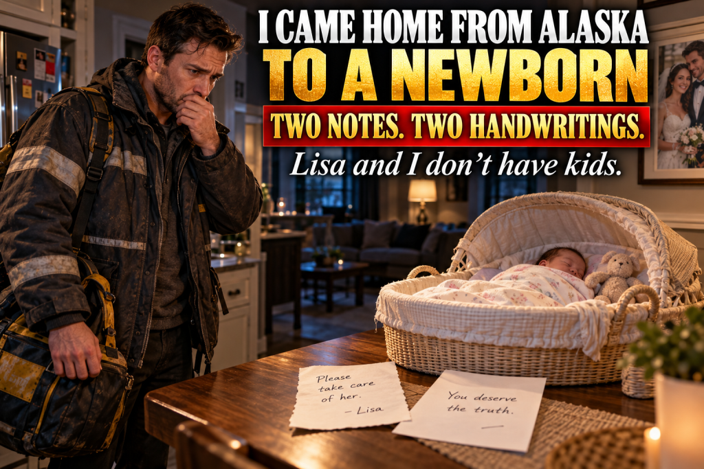 I Came Home After Four Months Working Oil In Alaska And Found A Newborn Baby In A Bassinet On Our Kitchen Table With A Note From My Wife Saying She Suspected I Cheated And Had Filed For Divorce, Until I Found A Second Note That Explained The Promise I Had Made To A Dead Friend