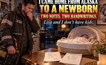 I Came Home After Four Months Working Oil In Alaska And Found A Newborn Baby In A Bassinet On Our Kitchen Table With A Note From My Wife Saying She Suspected I Cheated And Had Filed For Divorce, Until I Found A Second Note That Explained The Promise I Had Made To A Dead Friend