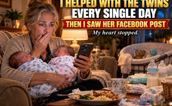 My Daughter In Law Gave Birth To Twins Last Year And I Showed Up Every Time They Needed Help Without Asking For Money Or Praise, But Yesterday While Scrolling Facebook I Froze At A Humiliating Public Post Of Me Holding The Babies Looking Exhausted And The Caption Made My Heart Stop
