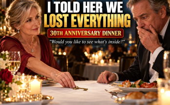 At Our Thirtieth Anniversary Dinner I Finally Confessed That After My Business Collapsed Nine Years Ago I Had Told My Wife We Lost Everything, And She Calmly Buttered A Roll, Slid A Small Brass Key Across The Table, And Asked Whether I Wanted To See What Was Inside The Safe Deposit Box She Rented The Week After The Bankruptcy