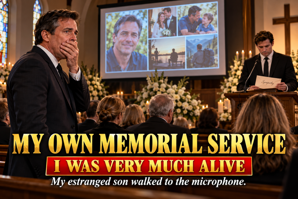 A Sympathy Card Arrived At My House Addressed To My Wife Offering Condolences On The Loss Of Her Dear Husband While I Stood Alive In The Hallway, So I Called The Church On The Envelope, Slipped Into The Back Pew During My Own Memorial Service, And Listened To My Estranged Son Say What He Never Said To My Face