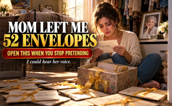After Mom Died I Could Not Open Her Closet For Eight Months, But When I Finally Did, I Found A Shoebox Tied With Yellow Ribbon Holding Fifty-Two Sealed Sunday Envelopes, And The First One Said Open This When You Stop Pretending You're Fine, So I Sat Down On Her Floor And Heard Her Voice
