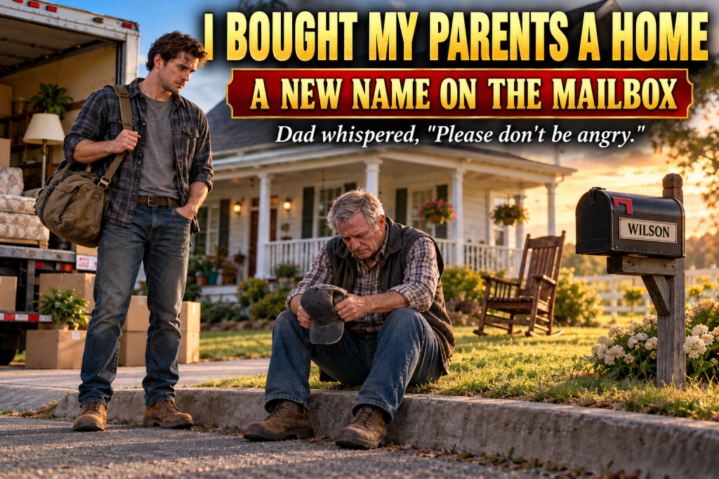 I Flew Home Unannounced To Surprise My Parents In The Farmhouse I Bought Them After Six Years Of Sacrifice, But Found A Moving Truck, My Mother's Rocking Chair On The Lawn, My Brother-In-Law's Name On The Mailbox, And My Father On The Curb Whispering Please Don't Be Angry, Not Knowing What I Had Quietly Recorded Years Earlier