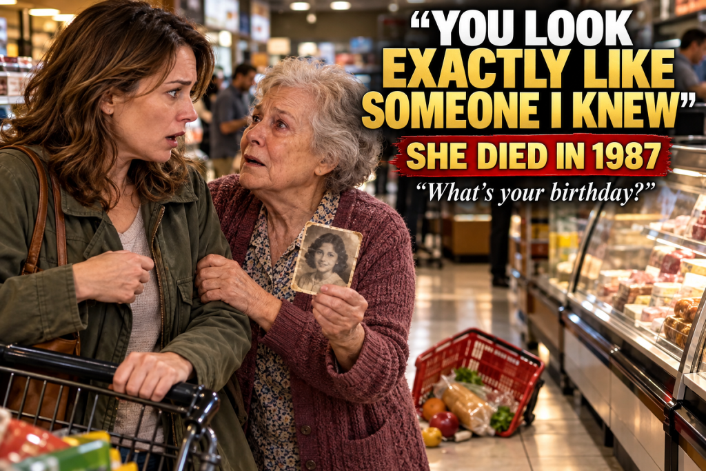 A Woman Stopped Me At The Walmart Deli Counter And Stared At Me For Ten Seconds, Said I Looked Exactly Like A Girl Named Catherine Who Died In 1987, And When I Told Her My Name Was Catherine And That I Was Adopted In 1987, She Dropped Her Basket And Pulled A Faded Photograph From Her Purse