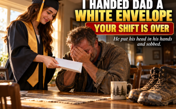 The Morning After I Graduated At The Top Of My Engineering Class, I Handed My Father A Thick White Envelope At Our Dining Table, And His Hands, Scarred From Twenty Years Of Construction Work, Shook As He Tore It Open — Inside Was My First Contract, And Tucked Behind It, A Letter I Wrote For Him That Made Him Put His Head In His Hands
