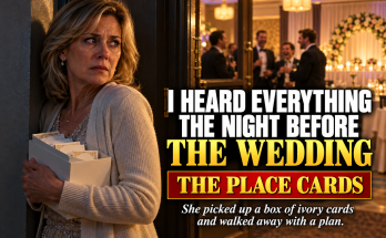 The Night Before My Daughter's Wedding I Returned To The Hotel Ballroom For A Box Of Ivory Place Cards And Overheard Her Future Husband Mocking Her Body With His Friends, So I Chose Not To Confront Him And Instead Built A Plan So Devastating That Nobody Was Ready For What Happened Before The Vows