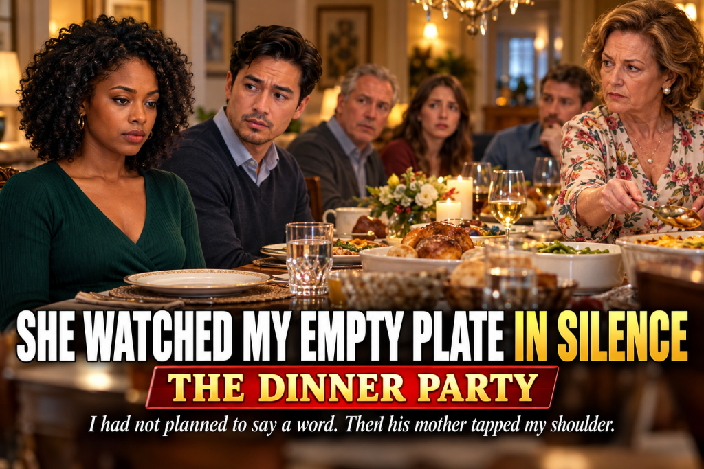 My Husband And I Went To A Dinner Party Planned By His Mother, And When My Mother In Law Asked Why I Had Not Made Myself A Plate, I Quietly Said I Was Not In The Mood To Eat, Never Expecting That One Honest Sentence Would Silence The Whole Table And Change How His Family Saw Me