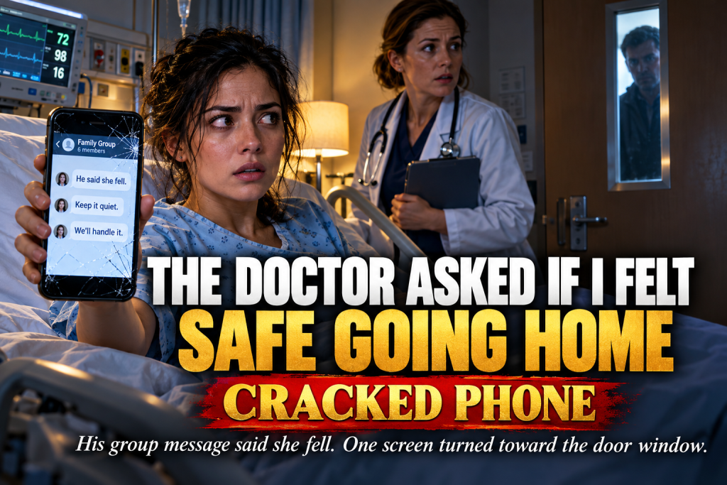 My Husband And The Men He Drank With Hurt Me Because Brian Said I Refused To Give Him A Son And I Blacked Out, But When I Woke In The Hospital The Doctor Asked If I Felt Safe Going Home And I Whispered Do Not Let Him In, And Then My Cracked Phone Lit Up With A Group Message That Said She Fell After Drinking