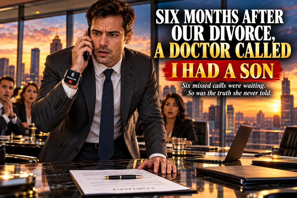 Six Months After My Divorce A Doctor Called And Told Me I Had A Son, And I Froze In An Atlanta Boardroom Seconds Away From Signing The Biggest Deal Of My Career, Because His Mother Was In Critical Condition, My Phone Held Six Missed Calls And One Final Message Saying I Was The One Who Ended Us, And Our Divorce May Have Been Built On A Lie