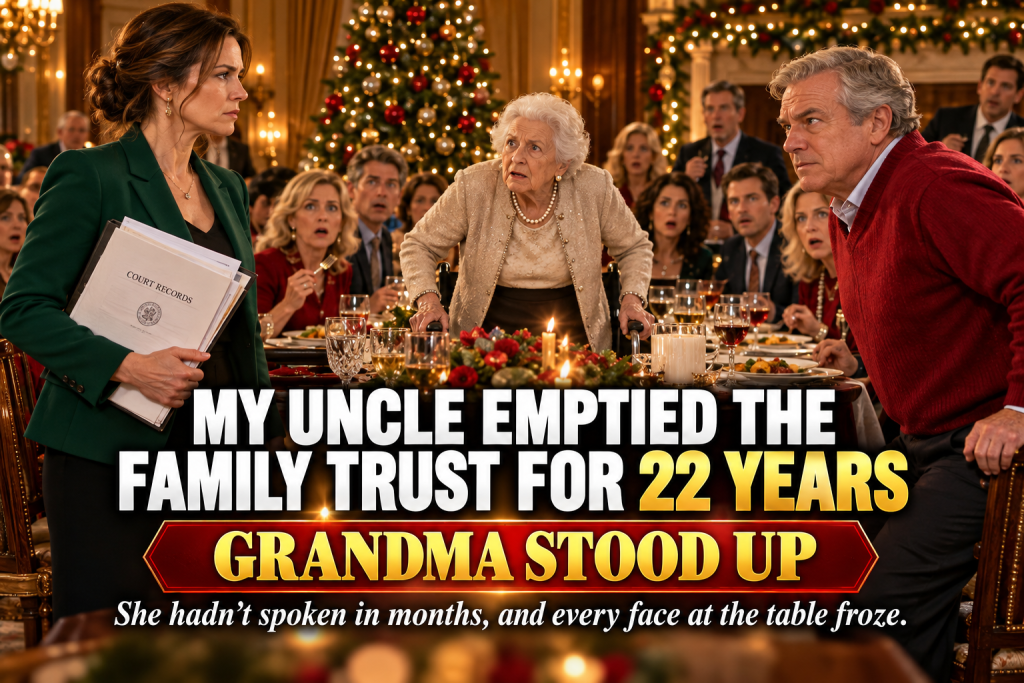 My Family Had A Tradition Where Every Grandchild Received Ten Thousand Dollars At Eighteen From A Trust Our Grandfather Created, But When My Son Turned Eighteen The Executor Said The Trust Was Empty, And After Court Records Exposed Twenty Two Years Of Withdrawals, My Ninety Two Year Old Grandmother Stood Up At Christmas Dinner