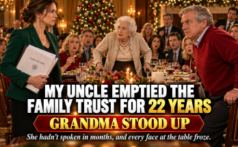 My Family Had A Tradition Where Every Grandchild Received Ten Thousand Dollars At Eighteen From A Trust Our Grandfather Created, But When My Son Turned Eighteen The Executor Said The Trust Was Empty, And After Court Records Exposed Twenty Two Years Of Withdrawals, My Ninety Two Year Old Grandmother Stood Up At Christmas Dinner