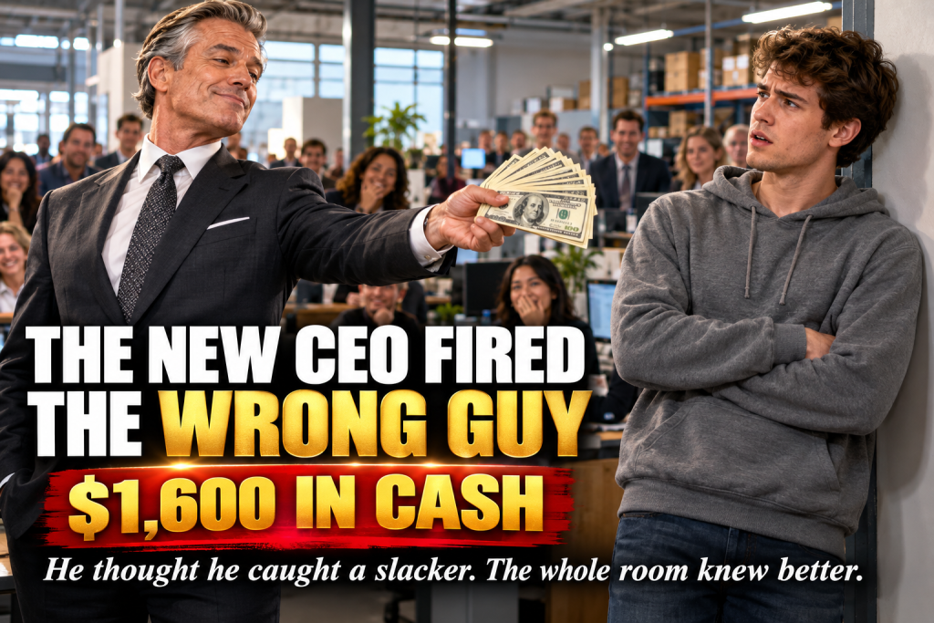 So The New CEO Decided To Rid The Company Of Slackers And Handed A Young Man Leaning Against A Wall Sixteen Hundred Dollars In Cash To Never Come Back, And When He Asked The Whole Room About That Goofball's Job, One Quiet Voice Answered, And The Answer Changed His Leadership Career And The Culture Of His Entire Company Forever