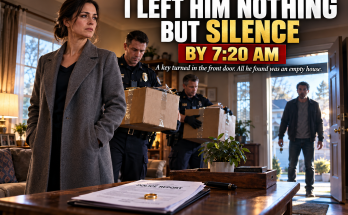 At Breakfast My Husband Demanded I Hand Over My Credit Card For His Sister, And After A Painful Hospital Visit And A Police Report I Returned With Two Officers To Pack My Entire Life Into Boxes, Leaving Only My Wedding Ring On The Report And A Silence That Stopped Him Cold The Moment His Key Turned The Front Door
