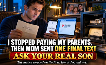 I Didn't Confront My Parents After Finding The Will In Their Safe, I Quietly Locked It Back, Canceled The Thirty Thousand Dollar Monthly Transfer And Every Card Linked To My Accounts, Then Disappeared For Three Weeks Until Mom Texted Me To Send The Mortgage Payment, And I Told Her To Ask Her Real Son, Which Led To One Final Text I Never Expected
