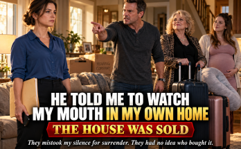 My Husband Told Me To Watch My Mouth In My Own Home After His Mother And Pregnant Sister Moved In Without Asking, So I Stopped Arguing And Started Making Quiet Calls, And Three Weeks Later He Discovered I Had Sold The House, But When I Fled To England I Learned The Buyer Already Knew My Husband Very Well