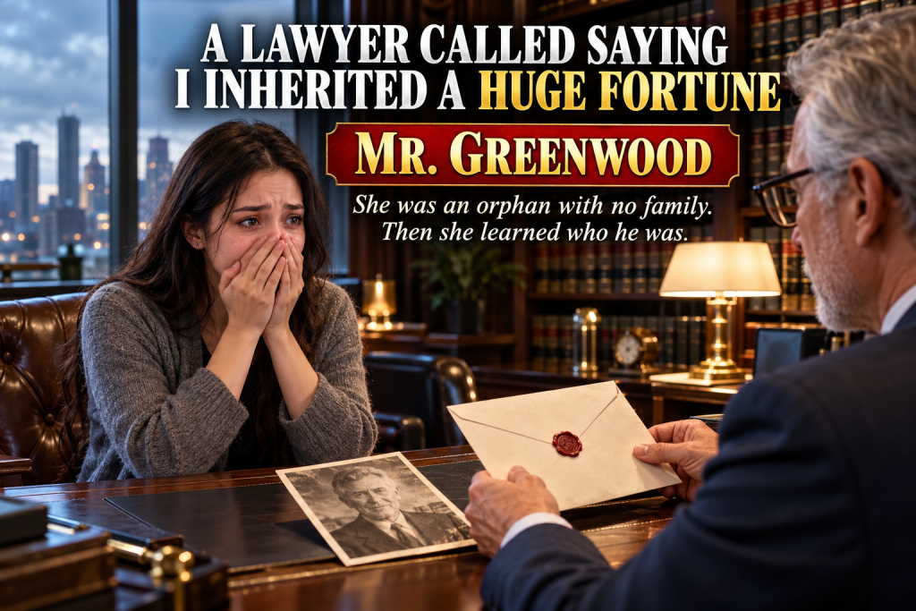 I Was Twenty-Eight Years Old And Had Spent My Entire Life As An Orphan With No Family Tree, But When A Lawyer Named Mr. Stevens Called To Say A Stranger Named Mr. Greenwood Had Left Me A Fortune, I Walked Into His Office On Friday, And When I Learned The Truth About Him, I Screamed, Because He Was The One Person I Had Been Looking For All My Life