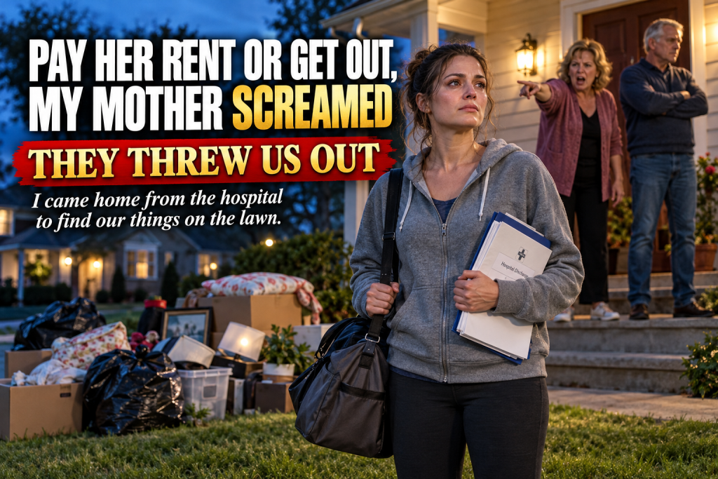 When I Brought My Daughter Home From The ER My Mother Had Already Thrown All Our Belongings Onto The Lawn And Screamed Pay Her Rent Or Get Out, Demanding Two Thousand Dollars, And When I Refused My Father Shoved Me Down In Front Of My Child And Sneered Maybe Now You'll Obey, But They Had No Idea What I Was About To Do Next