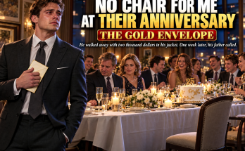 My Family Gave Me My Seat To A Stranger At Our Parents' Thirtieth Anniversary Dinner, And When I Held Up The Gold Trimmed Envelope With Two Thousand Dollars And Walked Out, They Laughed Until My Sister Posted A New SUV With A Red Bow And My Father Called To Ask Where I Got That Money, Revealing The Secret I Kept Six Years
