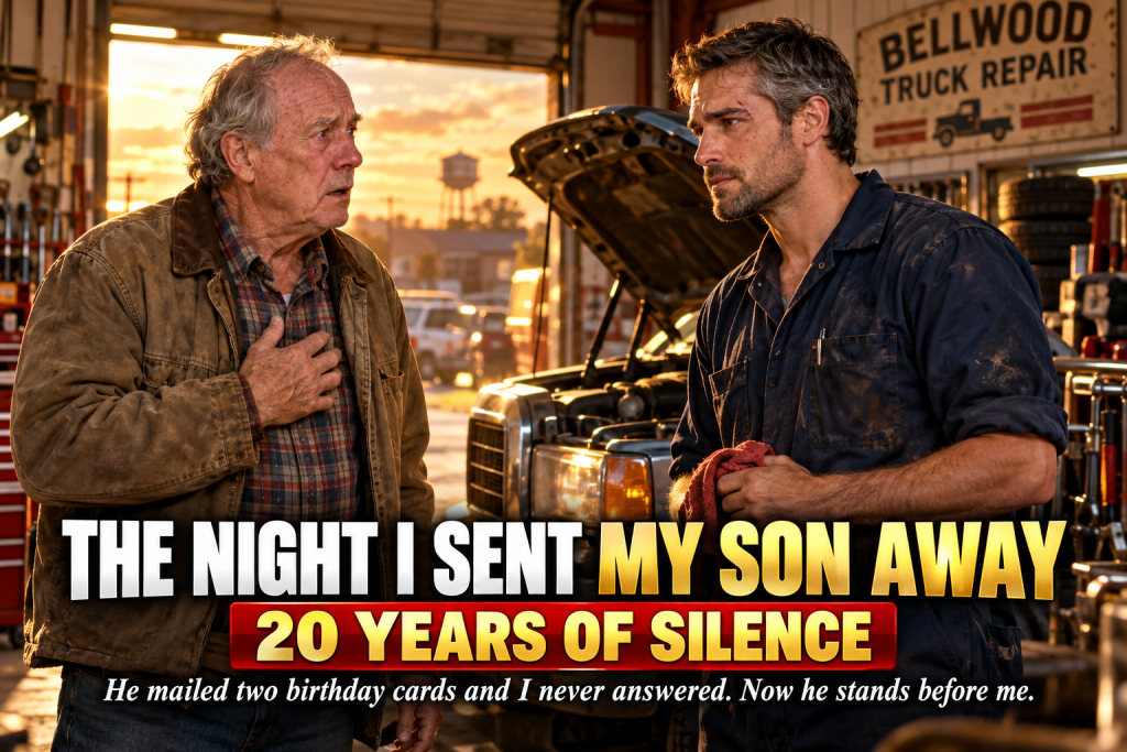 My Wife Died When My Son Adam Was Fourteen, And After I Remarried And Sent My Teenage Boy Away To My Brother's Farm, Twenty Years Of Silence Ended When My Truck Broke Down In Bellwood And The Mechanic With His Mother's Eyes Reminded Me Of The Painful Night I Chose Wrong And Forced Me To Face What I Had Done