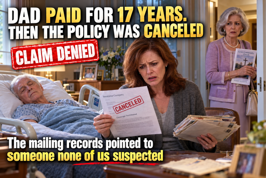 My Father Bought a Long-Term Care Insurance Policy in 2004 and Paid Faithfully for Seventeen Years, but When a Stroke Left Him Needing Full-Time Memory Care, the Insurer Denied the Claim, I Suspected His New Wife, and the Mailing Records Pointed to Someone Our Whole Family Had Trusted for Decades